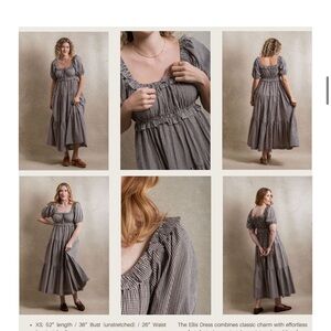 Charming Checkered Maxi Dress